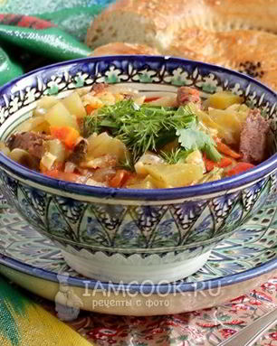 Лагман по-узбекски