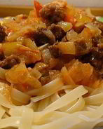 Лагман с капустой