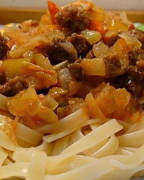 Лагман с капустой