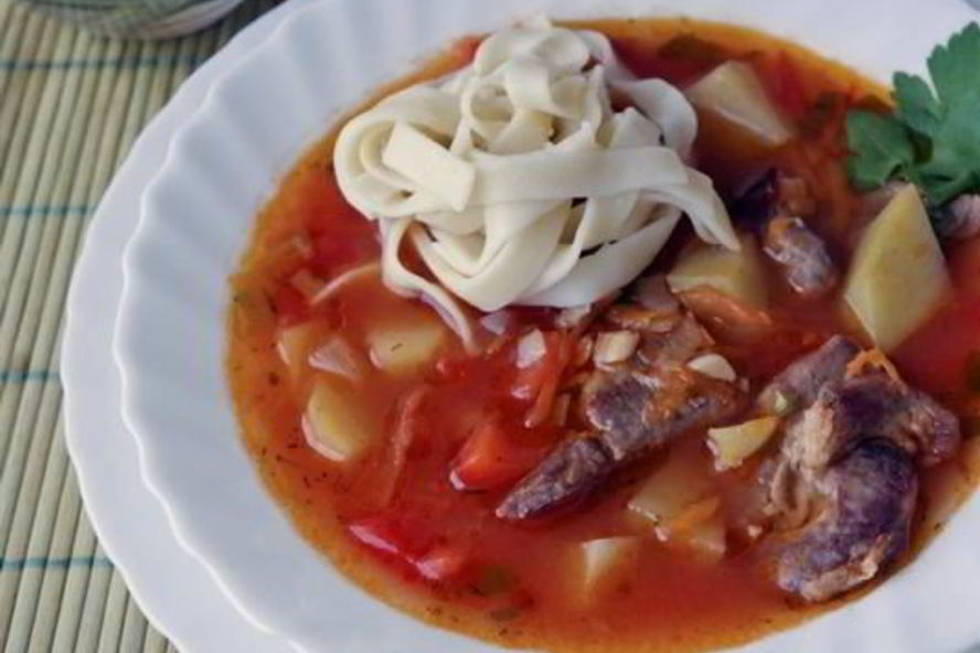 Рецепт лагмана с овощами