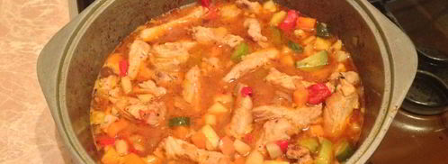 лагман с солеными огурчиками. Шаг 7