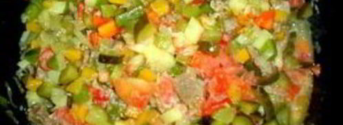 лагман с солеными огурцами. Шаг 4