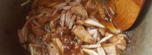 лагман с тянутой лапшой. Шаг 10