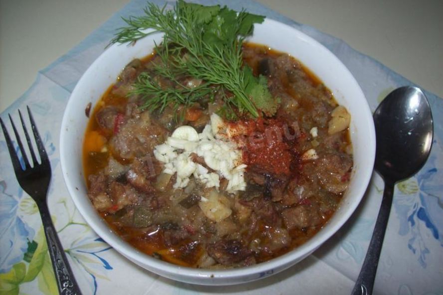 Рецепт лапши дунганской чузма лагман