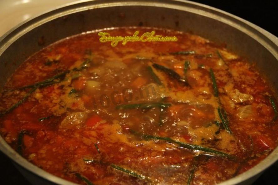 Рецепт подливы для лагмана