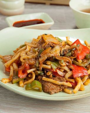 Цомян жареный лагман