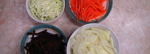 узбекский лагман с настоящей домашней лапшой. Шаг 14