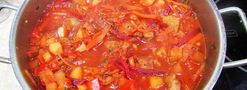 узбекский лагман с настоящей домашней лапшой. Шаг 19