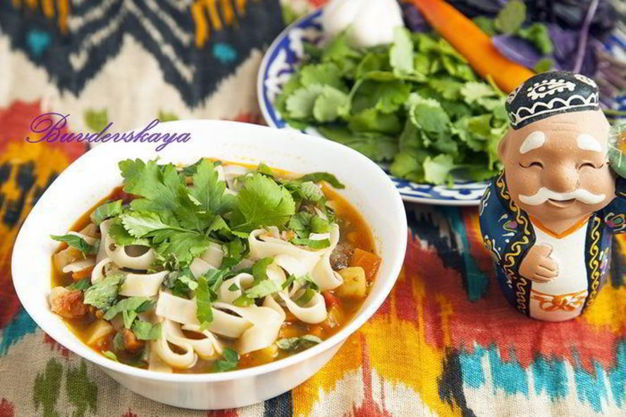 Рецепт узбекского лагмана жареного