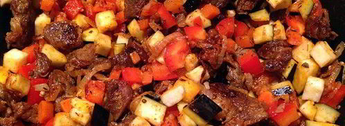 узбекский лагман жареный. Шаг 8