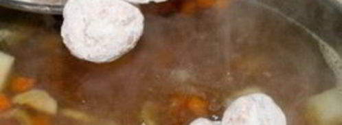 мексиканский фасолевый суп с фрикадельками. Шаг 4