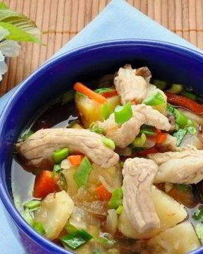 Мисо суп со свининой