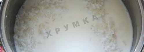 молочный рисовый суп. Шаг 6