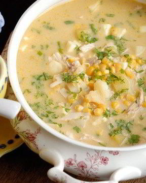 Молочный суп чупе по-аргентински