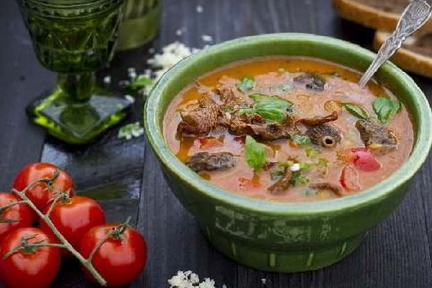 Рецепт молочного супа из баклажанов с грибами