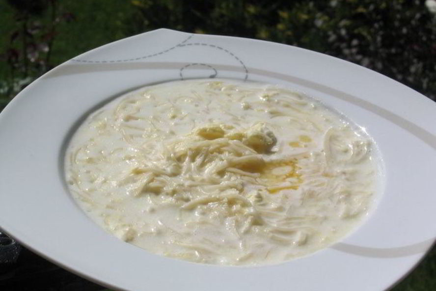 Рецепт молочного супа-лапши