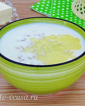 Молочный суп перловый