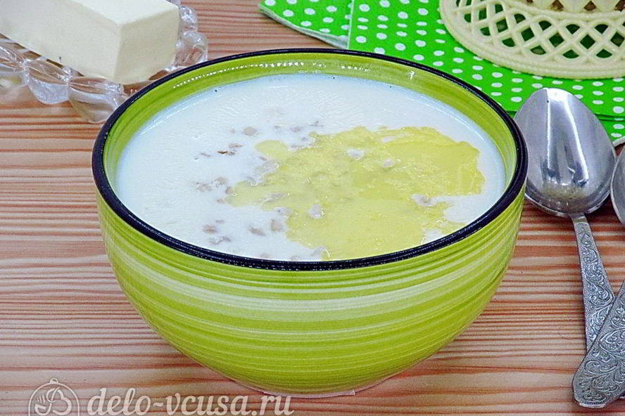 Рецепт молочного супа перлового