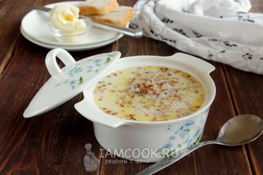 Рецепт молочного супа с гречкой