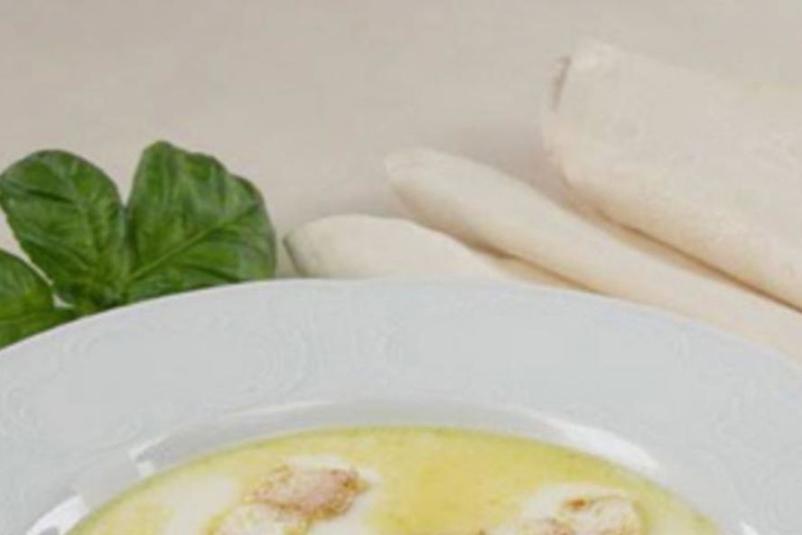 Рецепт молочного супа с гренками