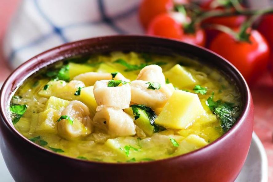 Рецепт молочного супа с клецками