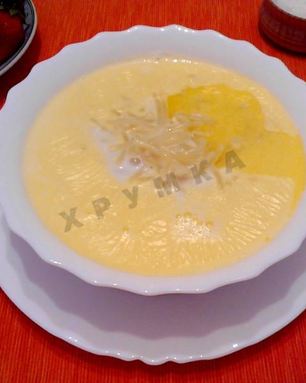 Молочный суп с лапшой