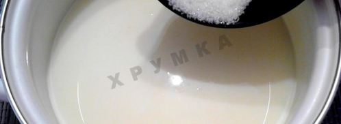 молочный суп с лапшой. Шаг 5