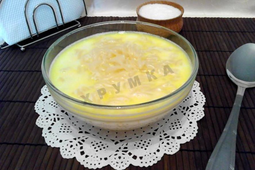 Рецепт молочного супа с макаронами