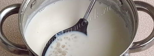 молочный суп с перловой крупой. Шаг 8