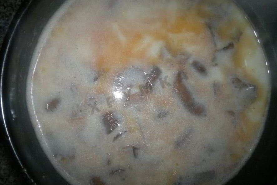 Рецепт молочного супа с рыжиками