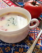 Молочный суп с томатами