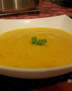 Молочный суп с тыквой