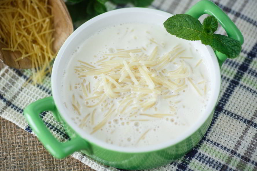 Рецепт молочного супа с вермишелью для детей