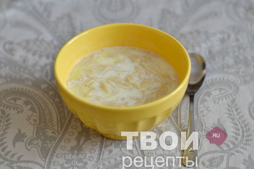 Рецепт молочного супа в мультиварке