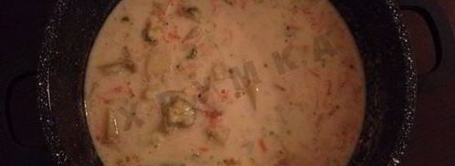 овощной молочный суп. Шаг 5