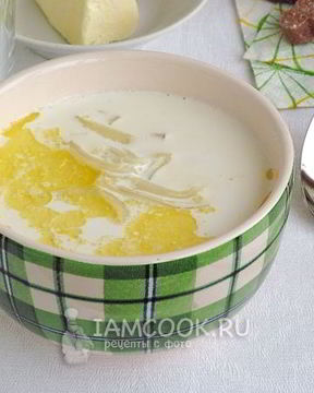 Суп молочный по-могилевски