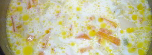 суп молочный с овощами. Шаг 6