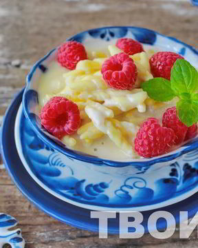 Суп молочный