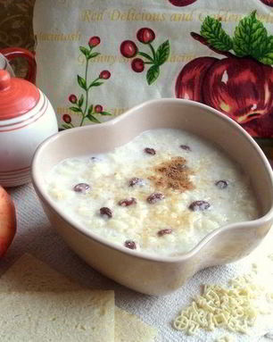 Ванильно-молочный суп с кускусом