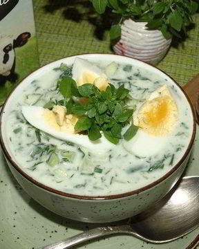 Азербайджанская окрошка Овдух