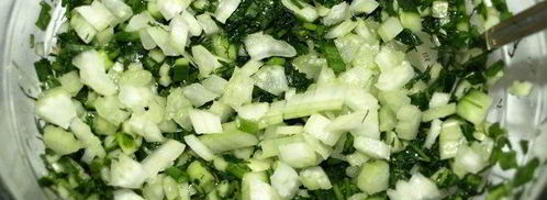 азербайджанская окрошка овдух. Шаг 8