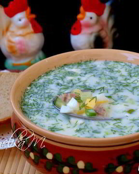 Мясная окрошка