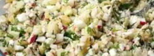 окрошка на айране. Шаг 9