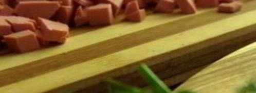 окрошка на кефире с горчицей. Шаг 5