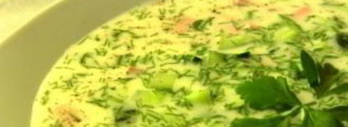 окрошка на кефире с горчицей. Шаг 8