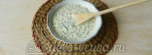 окрошка на лимонной кислоте. Шаг 7