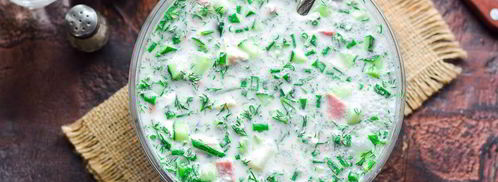 окрошка на минералке. Шаг 9