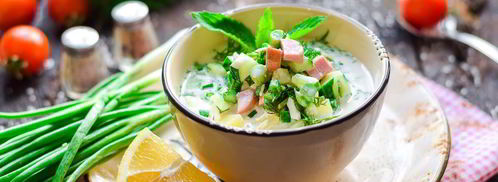 окрошка на минералке. Шаг 11