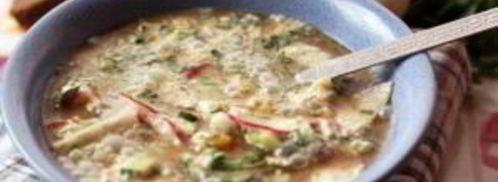 окрошка на минеральной воде. Шаг 9