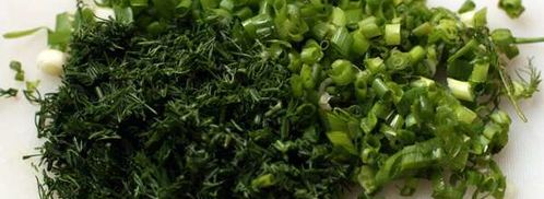 окрошка на тане с курицей. Шаг 8